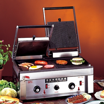無煙煎烤機、熱壓三明治機 HY-750