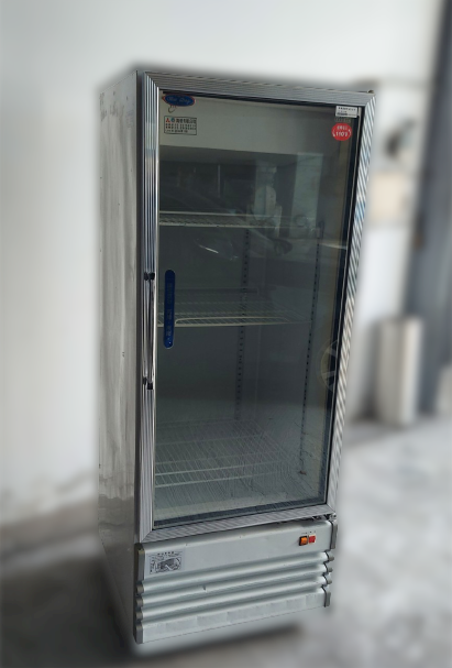 400L單門玻璃冷藏冰箱